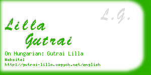 lilla gutrai business card